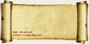 Isidora Velebit vizit kartica